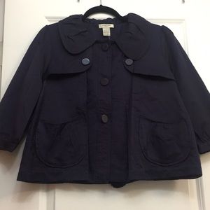 Dark Blue A Line Jacket